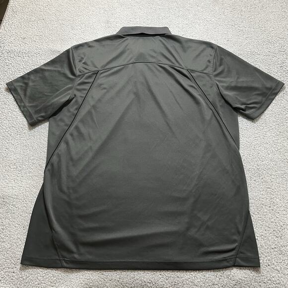 Clique Polo Shirt Mens XL Gray Torrey Pines Golf US Open Perfromance Stretch - Picture 7 of 10